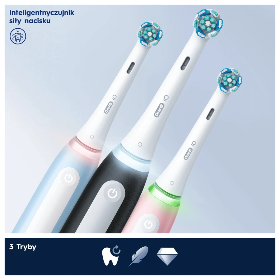 Oral-B iO 3, магнітна зубна щітка, синя: ціни та характеристики