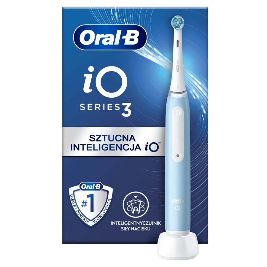 Oral-B iO 3, магнітна зубна щітка, синя: ціни та характеристики