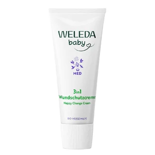 Weleda Baby Med 3в1, захисний крем від попрілостей, з першого дня життя, 50 мл