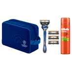 Набір Gillette ProGlide FlexBall, бритва, 1 шт + леза, 4 шт + гель для гоління, 200 мл + косметичка: ціни та характеристики