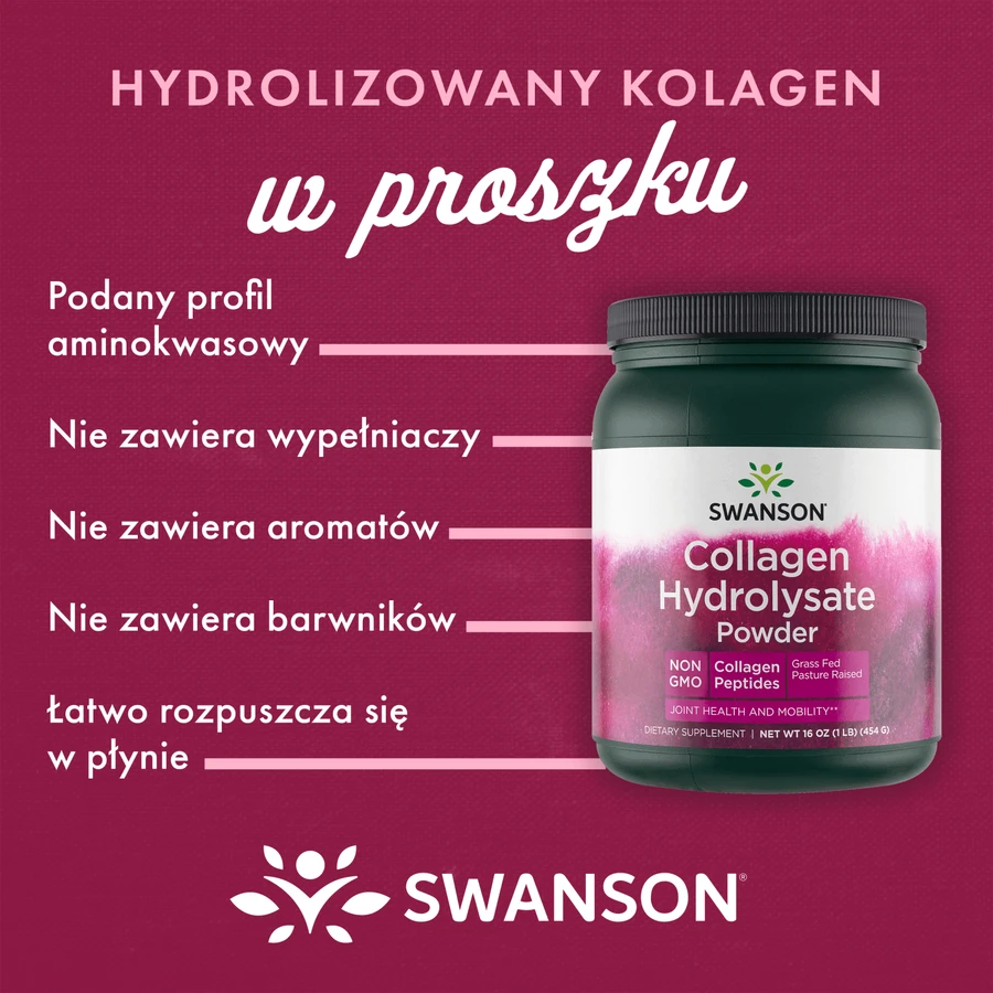 Гидролизат коллагена Swanson, порошок, 454 г: цены и характеристики