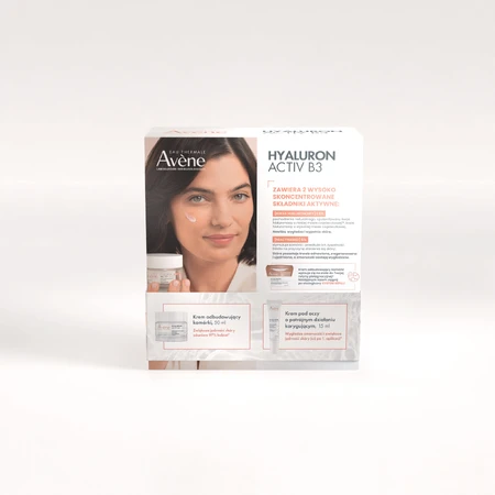 Дневной набор Avene Hyaluron Activ B3, восстанавливающий клетки крем, 50 мл + крем для век тройного корректирующего действия, 15 мл: цены и характеристики