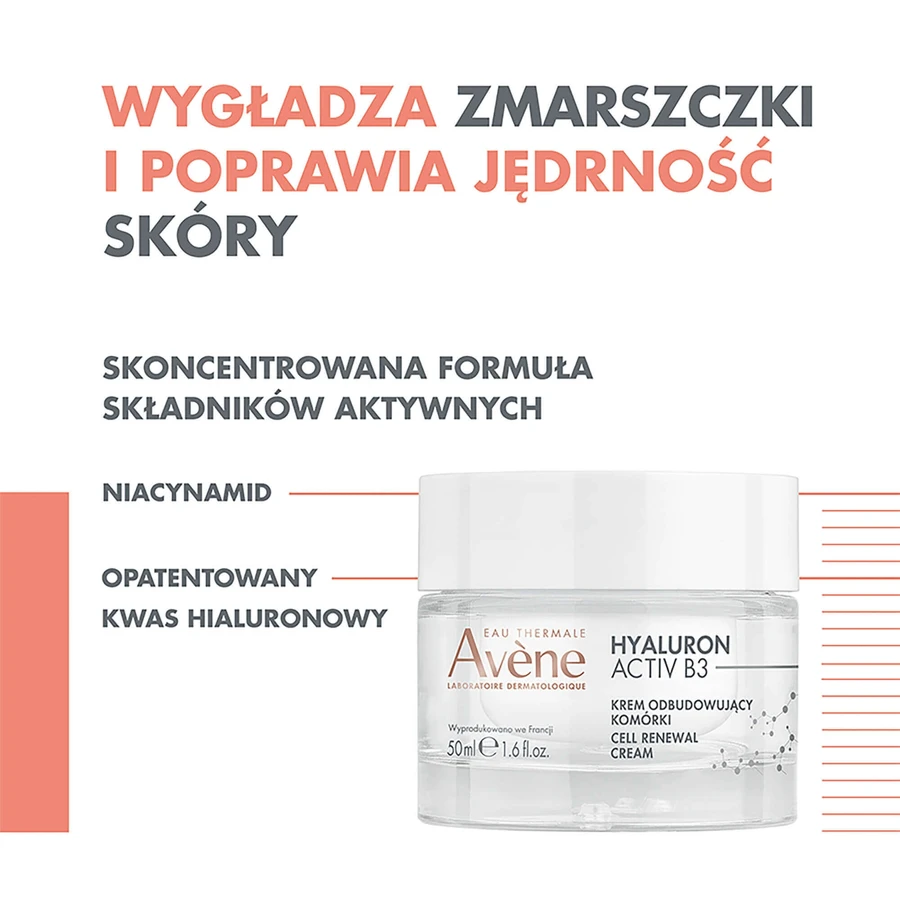 Дневной набор Avene Hyaluron Activ B3, восстанавливающий клетки крем, 50 мл + крем для век тройного корректирующего действия, 15 мл: цены и характеристики