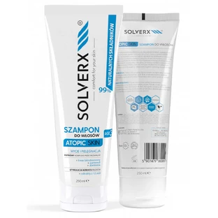 Solverx Atopic Skin, шампунь для слабых и выпадающих волос, 250 мл