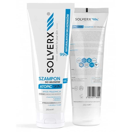 Solverx Atopic Skin, шампунь для слабых и выпадающих волос, 250 мл: цены и характеристики
