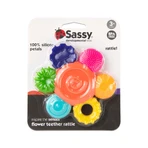 Sassy, силиконовый прорезыватель, цветок, от 3 месяцев, 1 штука: цены и характеристики