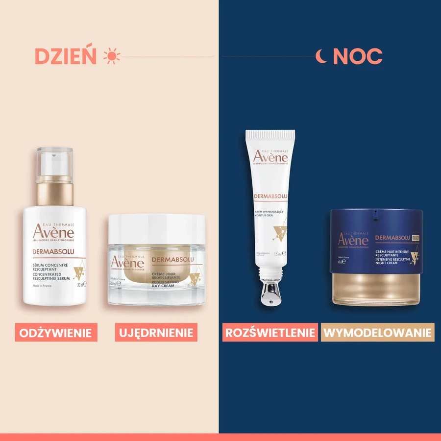 Набор Avene, Les Essentiels, питательный восстанавливающий крем с насыщенной текстурой, 50 мл + Dermabsolu, крем для контура глаз, 15 мл: цены и характеристики