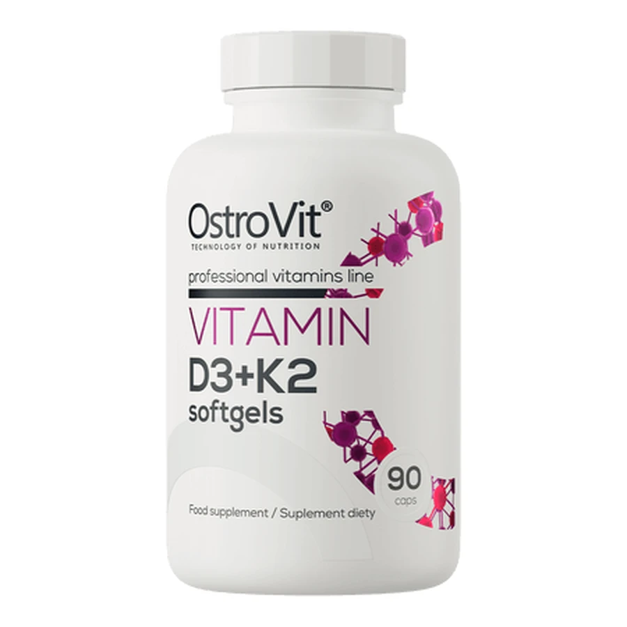 Vitamin D3+K2 OstroVit 90 капсул: ціни та характеристики