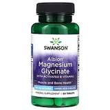 Magnesium Glycinate Albion with Activated B Vitamins 200 мг Swanson 60 таблеток