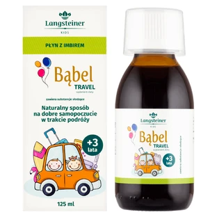 Набор Langsteiner Bubble Travel, имбирная жидкость, с 3 лет, лимонный вкус, 125 мл + гель для ароматерапии, с 2 лет, 75 мл