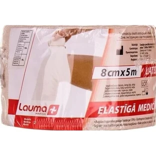 Бинт еластичний Lauma модель 2 Latex Free високої розтяжності 5 м х 8 см