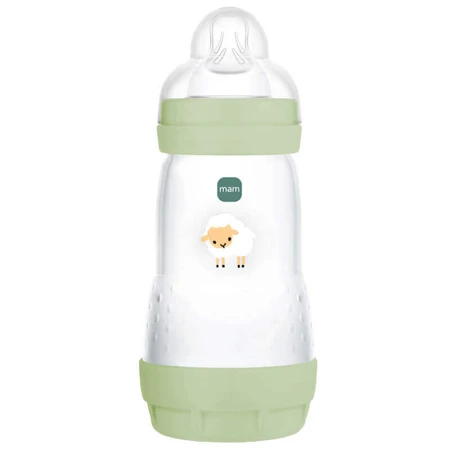MAM Perfect Start, пляшечка проти кольок, з силіконовою соскою, Занурення в природу, унісекс, від 2 місяців, 260 мл: ціни та характеристики