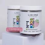 Lab One No 1 KidsGummies D, желейні боби, полуничний смак, 60 шт.: ціни та характеристики