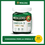 Moller's Omega-3 2000 мг, 60 капсул: ціни та характеристики