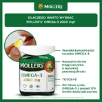 Moller's Omega-3 2000 мг, 60 капсул: ціни та характеристики