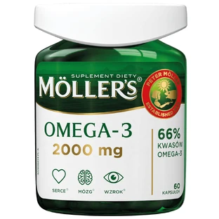 Омега-3 2000 мг Moller's Omega-3, 60 капсул
