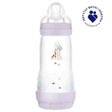 MAM Perfect Start Anti-Colic, антиколиковая бутылочка, с силиконовой соской, Planet Love, девочка, с 4 месяцев, 320 мл