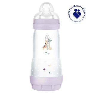 MAM Perfect Start Anti-Colic, пляшечка проти кольок, з силіконовою соскою, Planet Love, для дівчаток, від 4 місяців, 320 мл