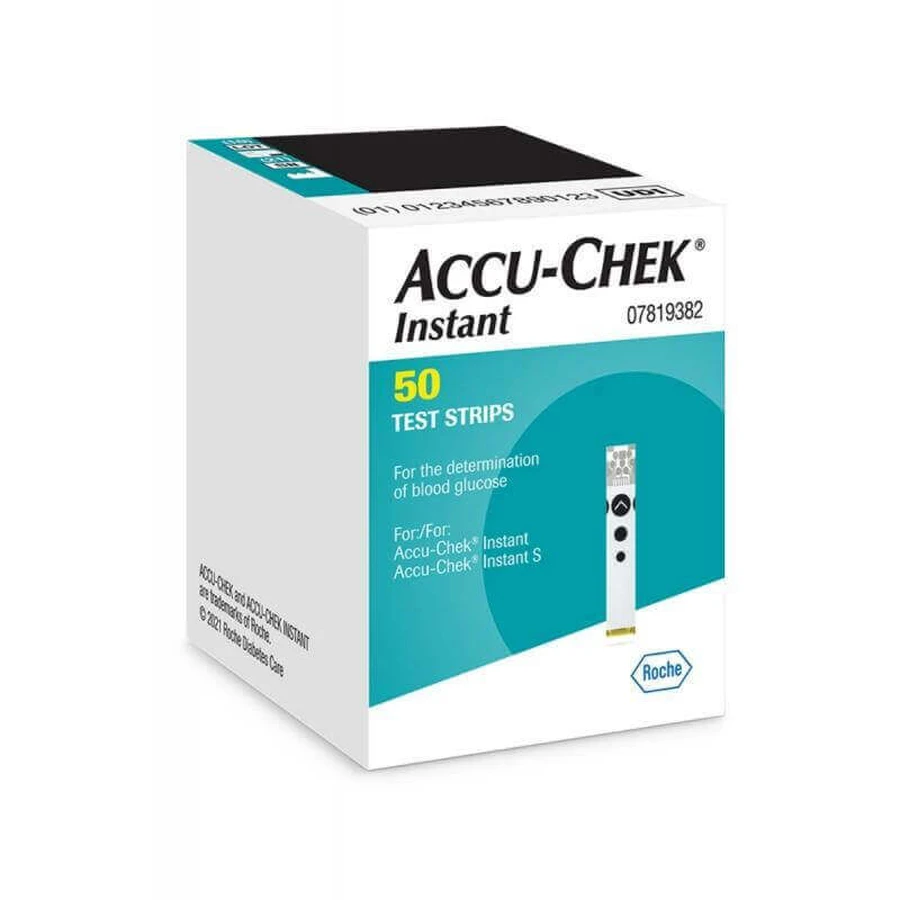 Accu-Chek Instant, 50 тест-полосок: цены и характеристики