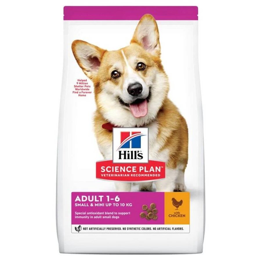 Hill's Science Plan Adult Small&Mini with Chicken Сухой корм с курицей для взрослых собак малых и миниатюрных пород, 3 кг: цены и характеристики