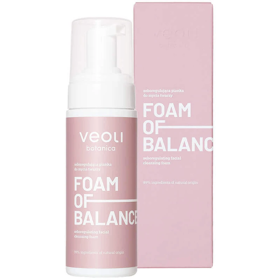 Veoli Botanica Foam Of Balance, себорегулирующая очищающая пенка для лица, 150 мл: цены и характеристики