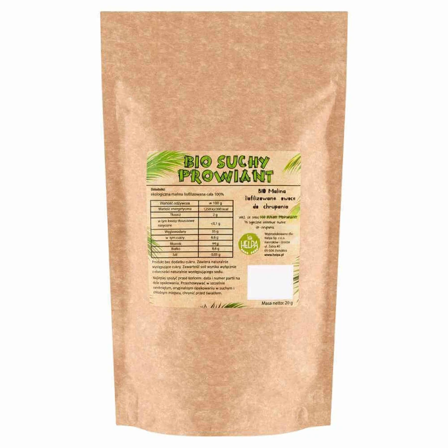 Сухой корм Helpa Bio, сублимированная малина, 20 г: цены и характеристики