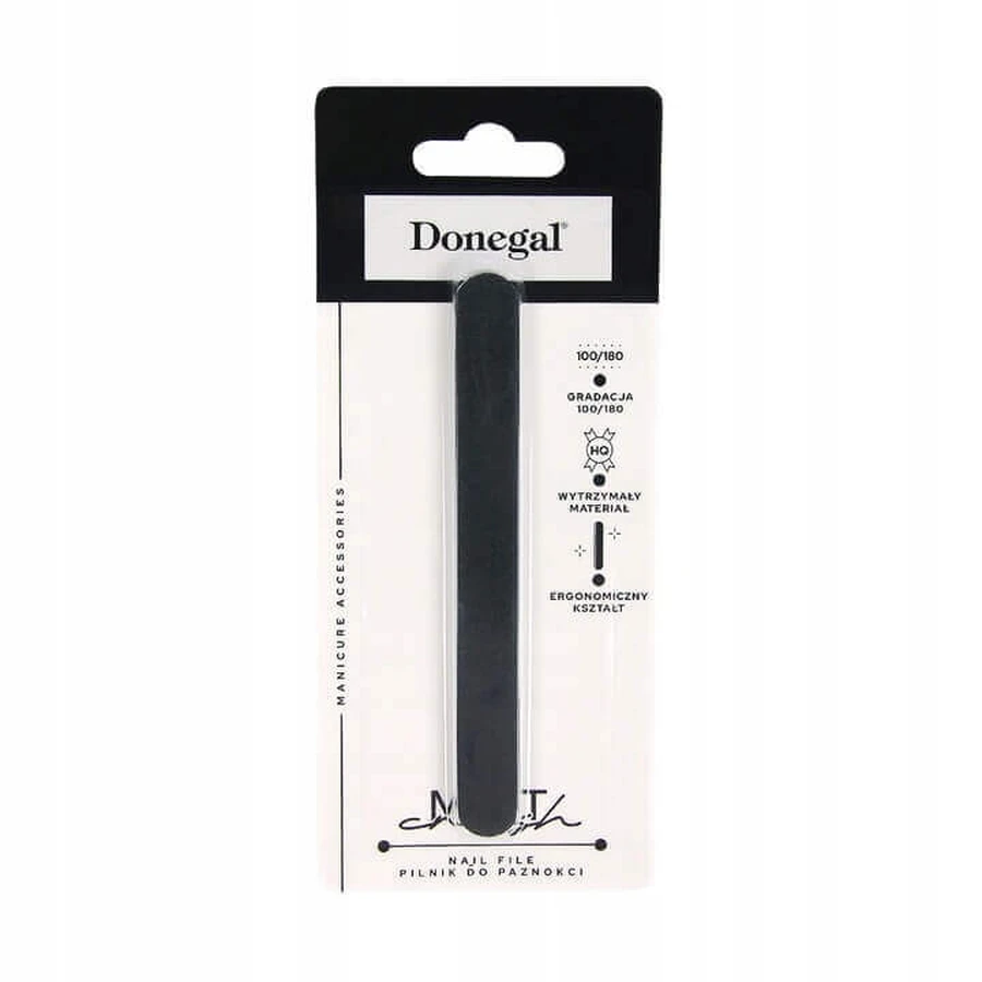 Donegal Mat Crush, пилка для нігтів, 100/180, 1 шт.: ціни та характеристики