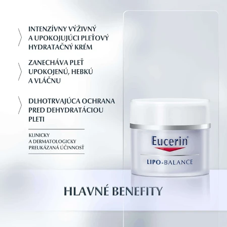 Eucerin Lipo-Balance Интенсивный питательный крем 50 мл: цены и характеристики