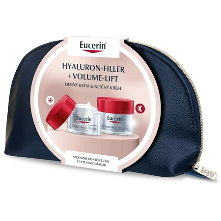 Eucerin Різдвяний мішок Гіалуроновий наповнювач + Об'ємний ліфтинг - денний крем + нічний крем: ціни та характеристики