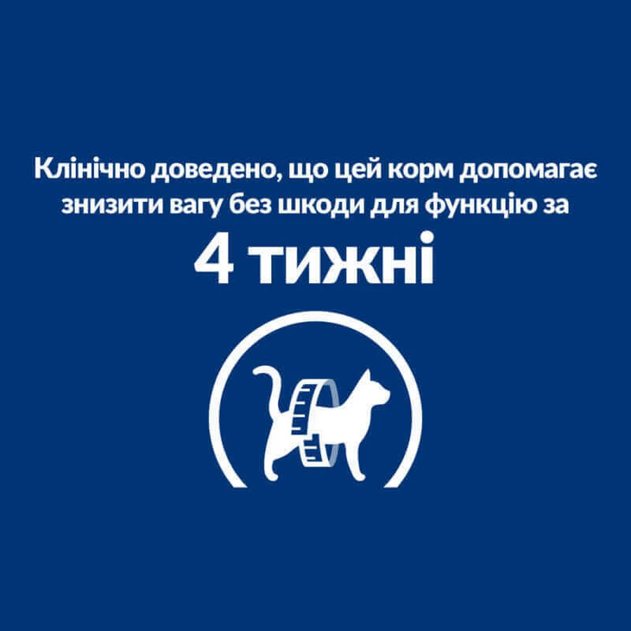 Hill's Prescription Diet r/d Weight Loss (Weight Reduction) Корм-диета с курицей для взрослых котов, способствующая снижению веса, 1,5 кг: цены и характеристики
