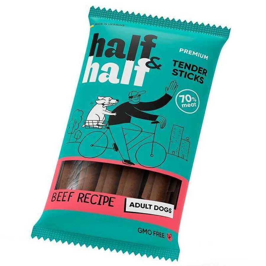 Half&Half Лакомства Мясные палочки с говядиной для собак, 100 г: цены и характеристики