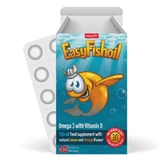 Easy fishoil Омега 3 и витамин D, 30 жевательных таблеток, EasyVit