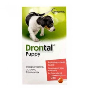 Drontal Puppy Внутренний антипаразитарный препарат для собак, 50 мл, Bayer Vet