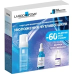 Набор La Roche-Posay Увлажнение чувствительной кожи: Пенка для умывания Toleriane, 150 мл + Cыворотка для лица Hyalu B5, 30 мл + подарок: цены и характеристики