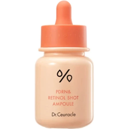 Сироватка для обличчя Dr.Ceuracle PDRN & Retinol Shot Ampoule, антивікова з полінуклеотидами, ретинолом та спікулами, 30 мл: ціни та характеристики