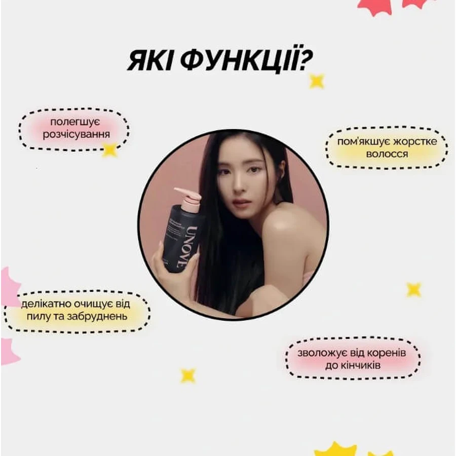 Шампунь для волосся Unove Deep Damage Repair Shampoo, відновлювальний, 500 мл: ціни та характеристики