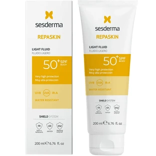Сонцезахисний крем-гель для тіла Sesderma Repaskin Light Fluid SPF 50+, 200 мл