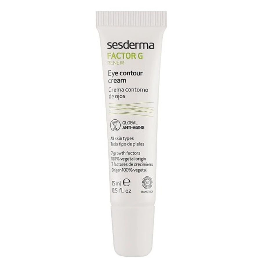 Крем-гель для шкіри навколо очей Sesderma Factor G Rejuvenating Cream, омолоджувальний, 15 мл: ціни та характеристики