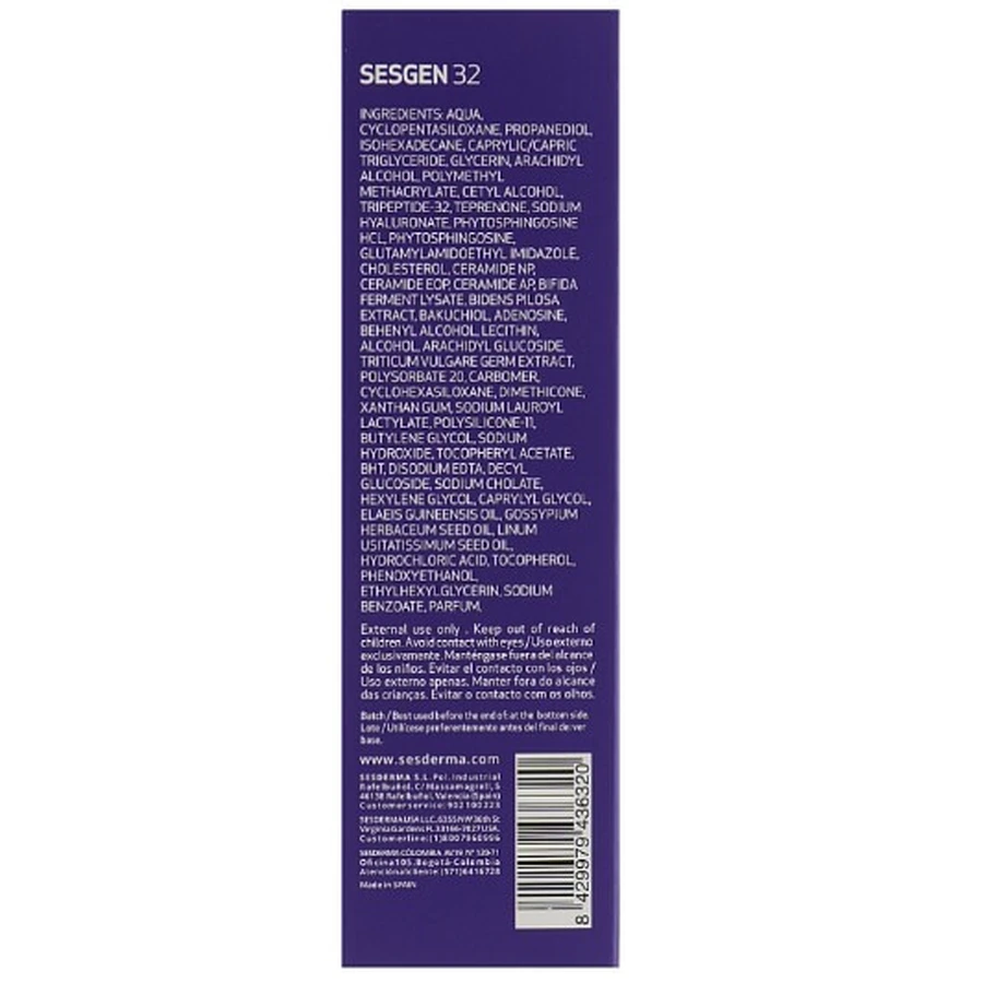 Крем-гель для лица SesDerma Laboratories Sesgen 32 Ativador Celular Cream-Gel, омолаживающий, 50 мл: цены и характеристики