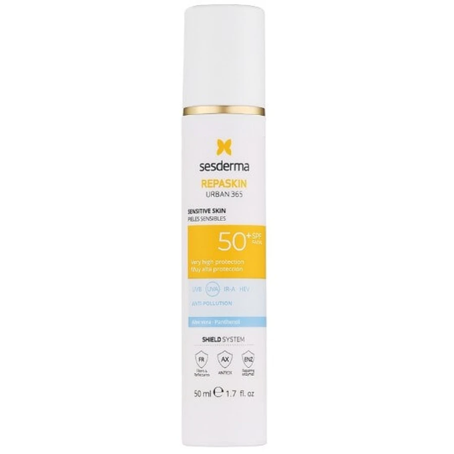 Солнцезащитный крем для чувствительной кожи Sesderma Repaskin Urban 365 Sensitive SPF50+, 50 мл: цены и характеристики