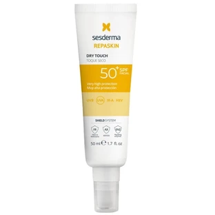 Сонцезахисний засіб для обличчя Sesderma Repaskin Dry Touch SPF50+, 50 мл