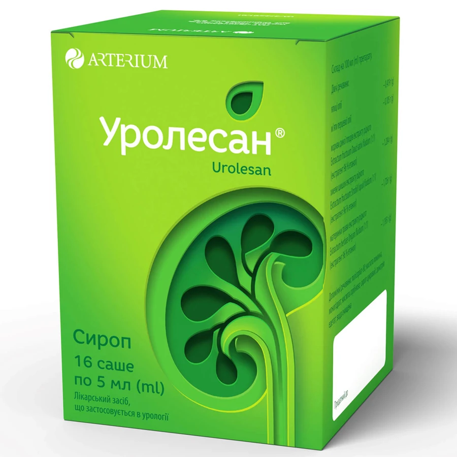 Уролесан сироп по 5 мл №15 у саше: цены и характеристики