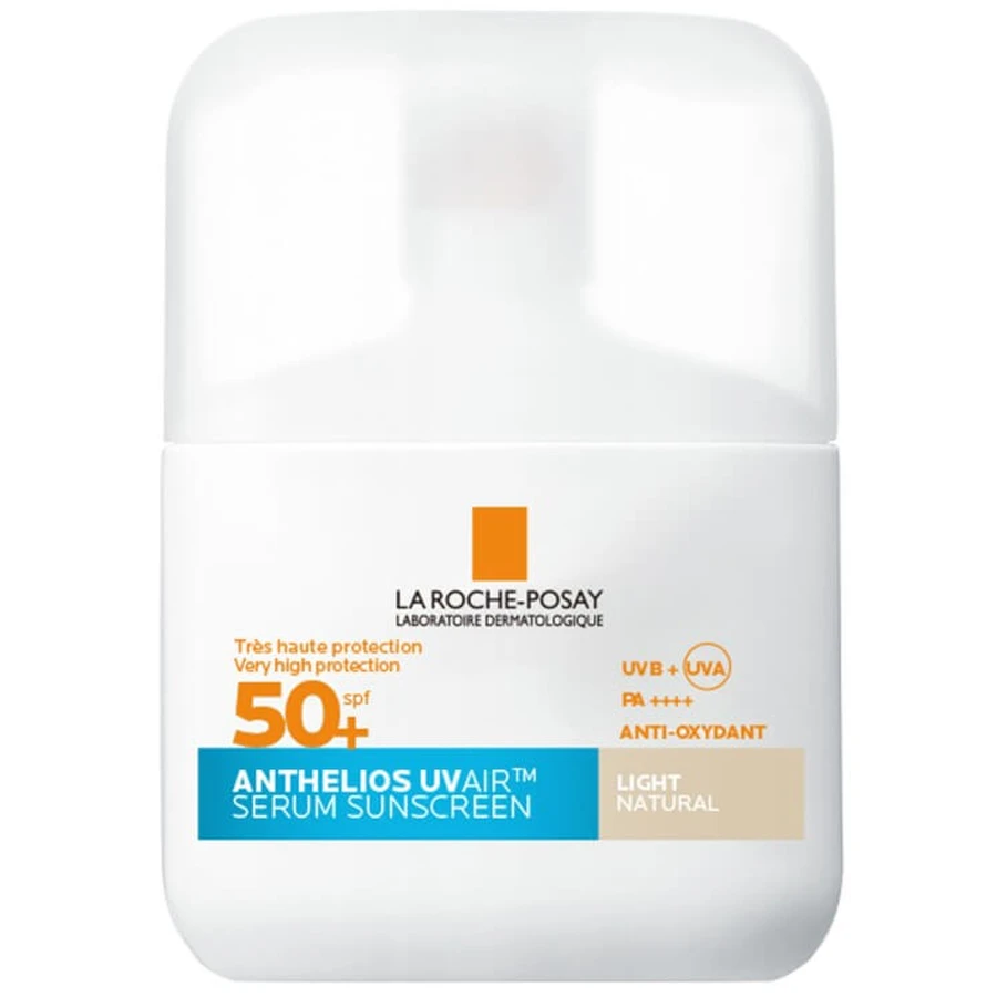Сироватка для обличчя La Roche-Posay Anthelios UV Air SPF50+ сонцезахисна, невагома, зволожувальна, з тонуючим ефектом, 50 мл: ціни та характеристики