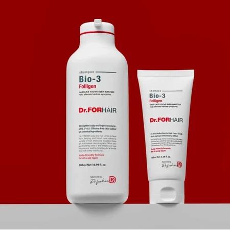 Шампунь для волосся Dr.FORHAIR Folligen BIO 3 Shampoo проти випадіння, зі стовбуровими клітинами, відновлювальний, 500 мл: ціни та характеристики