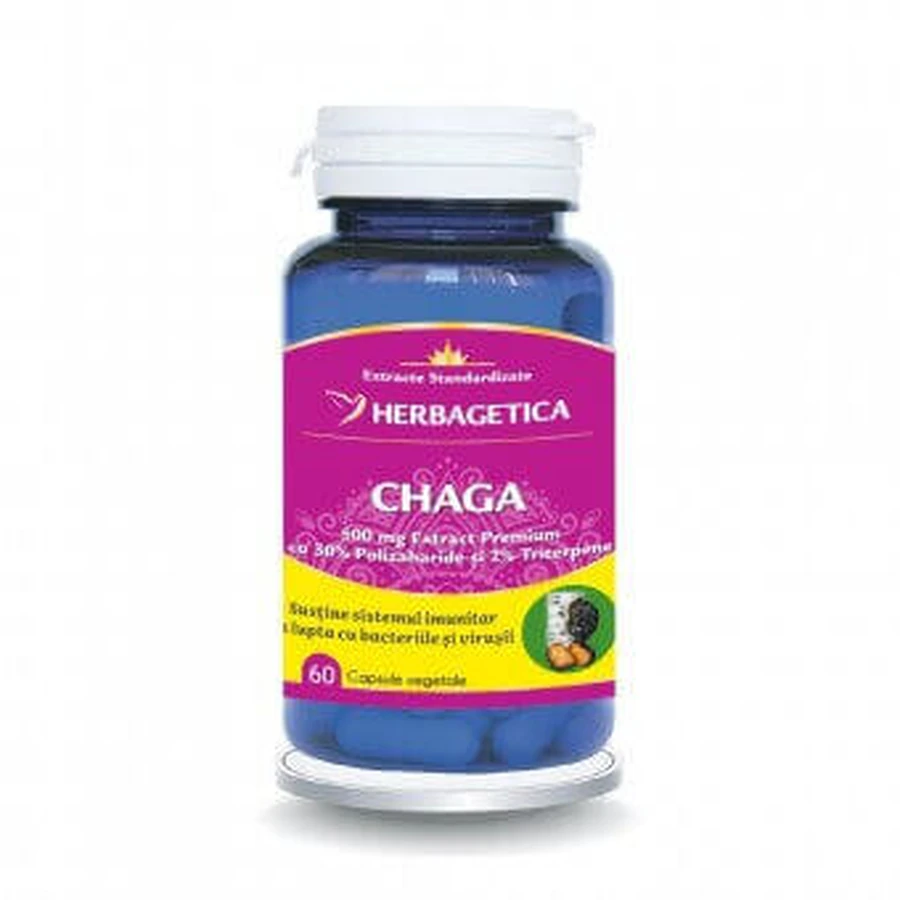 Herbagetica Chaga x 60cps: цены и характеристики
