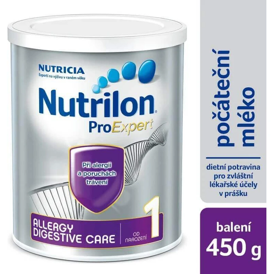 Nutrilon ALLERGY DIGESTIVE CARE 1×450 г, молочная смесь, с рождения: цены и характеристики