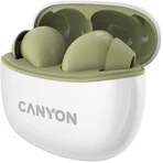 Наушники Canyon TWS-5 BT с микрофоном, оливковый: цены и характеристики