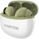 Наушники Canyon TWS-5 BT с микрофоном, оливковый