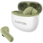 Наушники Canyon TWS-5 BT с микрофоном, оливковый: цены и характеристики