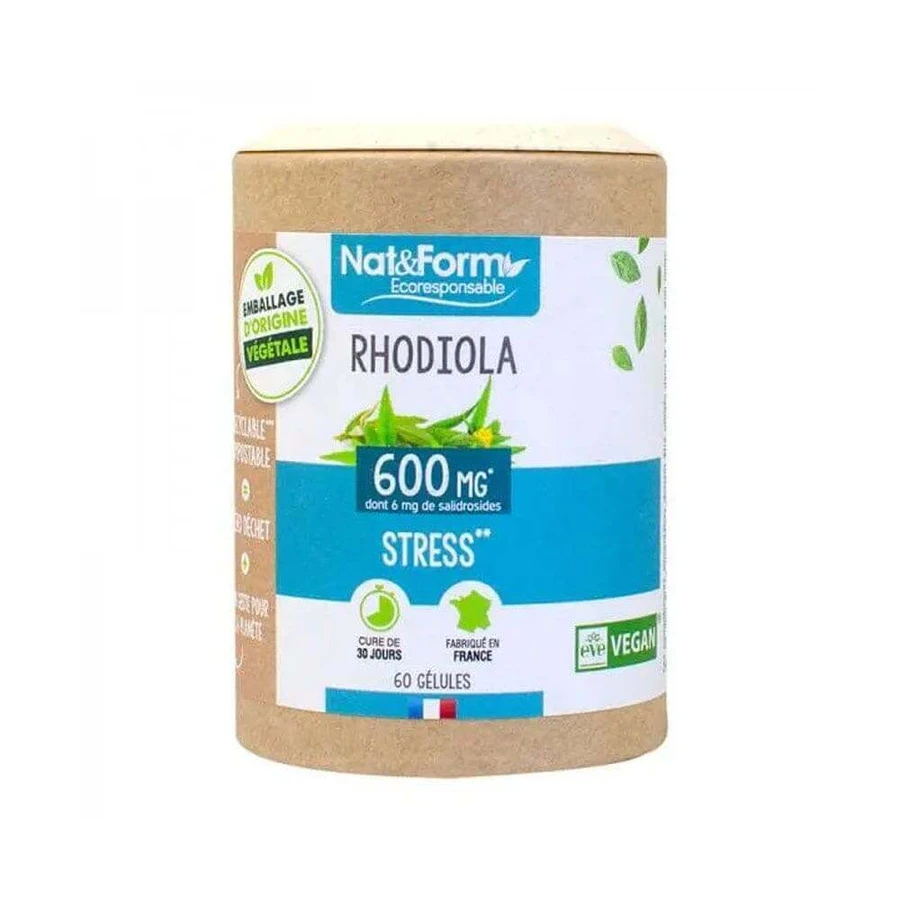Nat&Form Родиола Стресс 60 гелей: цены и характеристики
